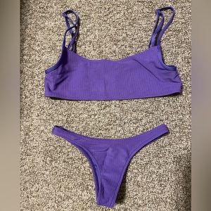 Purple Frankie’s bikini - xs bottoms - BOTTOMS ONLY